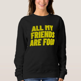 CAMISETA TODOS OS MEUS AMIGOS SÃO COMIDA