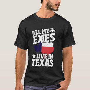 Camiseta Todos os Meus Ex Namorados Moram no Texas