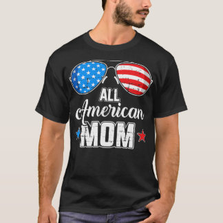 Camiseta Todos os óculos de sol americanos da mãe americana