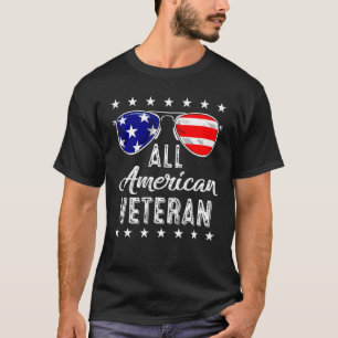 Camiseta Todos Os Óculos De Sol Americanos De 4 De Julho