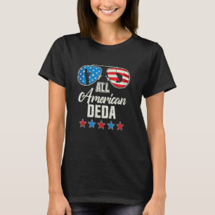 Camiseta Todos os Óculos de Sol da Bandeira Americana de 4 