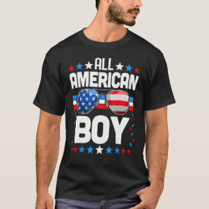 Camiseta Todos Os Óculos De Sol De Bandeiras Americanas Par