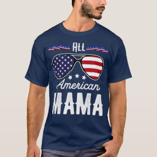 Camiseta Todos Os Óculos Solares Da Mãe Americana No Dia 4 