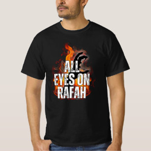 Camiseta TODOS OS OLHOS NA RAFAH - Rafah Gaza Massacre na P