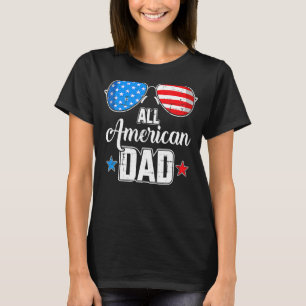 Camiseta Todos Os Pais Americanos 4 De Julho Comemorativos