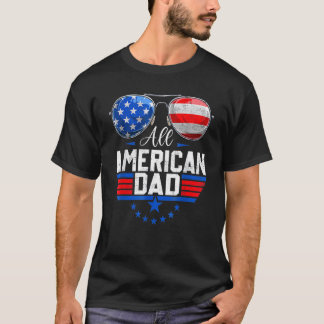 Camiseta Todos Os Pais Americanos 4 De Julho Satisfazem Fam