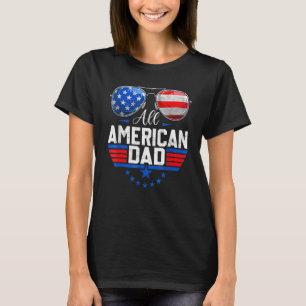 Camiseta Todos Os Pais Americanos 4 De Julho Satisfazem Fam