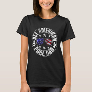 Camiseta Todos os Pais Americanos de Piscina Vida Summertim