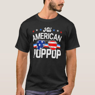 Camiseta Todos os PopPop Americanos 4 de julho da Família M