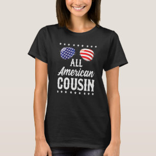 Camiseta Todos Os Primos Americanos 4 De Julho Dia Da Indep