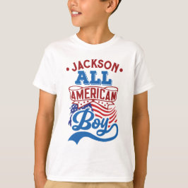 Camiseta Todos os rapazes americanos 4 de julho, família pa