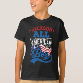 Camiseta Todos os rapazes americanos 4 de julho, família pa