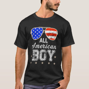 Camiseta Todos Os Rapazes Americanos 4 De Julho Meninos Ócu