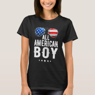Camiseta Todos Os Rapazes Americanos 4 De Julho Meninos Ócu