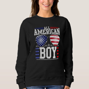 Camiseta Todos Os Rapazes Americanos 4 De Julho Meninos Ócu
