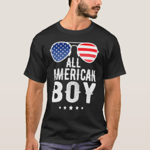 Camiseta Todos Os Rapazes Americanos 4 De Julho Meninos Ócu
