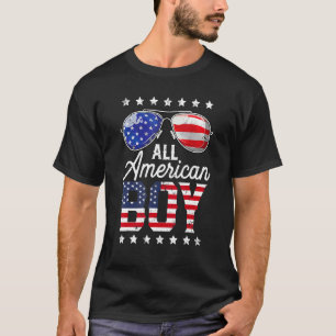 Camiseta Todos Os Rapazes Americanos 4 De Julho Meninos Ócu