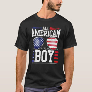 Camiseta Todos Os Rapazes Americanos 4 De Julho Meninos Ócu