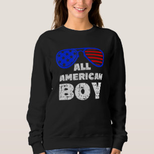 Camiseta Todos Os Rapazes Americanos 4 De Julho Meninos Ócu