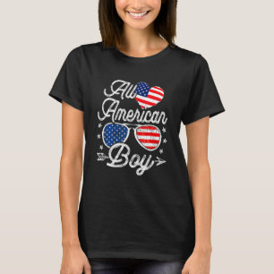 Camiseta Todos Os Rapazes Americanos 4 De Julho Meninos Ócu