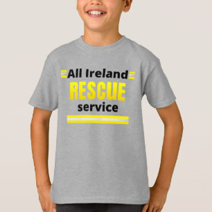 Camiseta Todos os serviços de resgate irlandeses estilo 1.