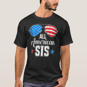 Camiseta Todos Os Sis Americanos Sinalizadores Para Corresp