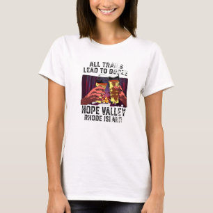 Camiseta Todos Os Trilhos Levam A Booze O Vale Da Esperança