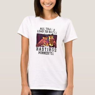 Camiseta Todos Os Trilhos Levam A Um Ataque De Aromas De Ar
