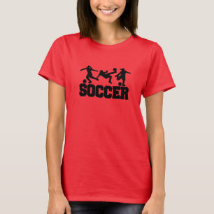 Camiseta Todos os últimos movem-se para o futebol feminino