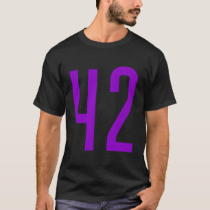 Camiseta Todos os Ventiladores Desportivos Número Púrpura #