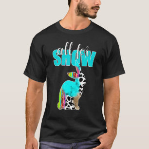 Camiseta Todos Para Mostrar Serape de Impressão de Coelho d