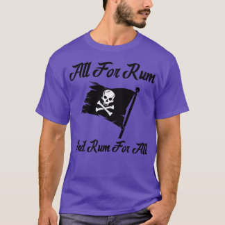 Camiseta Todos Para Rum E Rum Para Todos