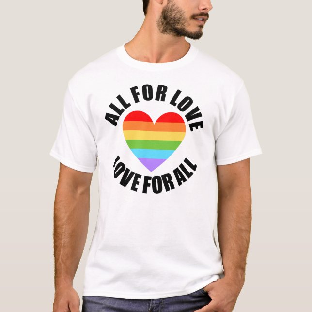 Camiseta Todos Pelo Amor Para Todos (Frente)