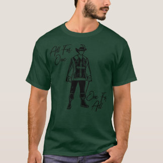 Camiseta Todos Por Um Para Todos 1