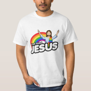 Camiseta Todos precisam de Jesus - Rainbow Jesus