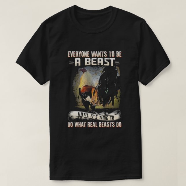 Camiseta Todos Querem Ser Uma Besta (Frente do Design)