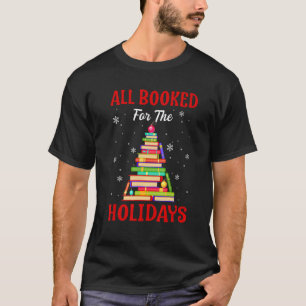 Camiseta Todos Reservados À Biblioteca De Árvore De Natal D