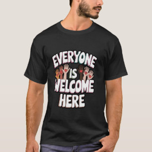 Camiseta Todos São Bem-Vindos Aqui Escola Educação Idaho Pr