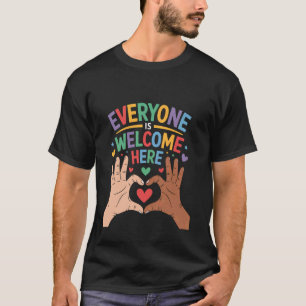 Camiseta Todos São Bem-Vindos Aqui Idaho Professor Entrega