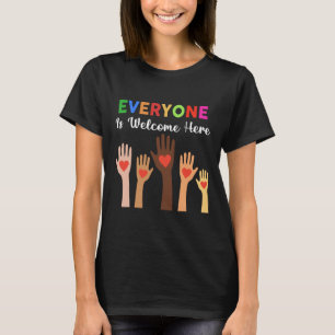 Camiseta Todos São Bem-Vindos Aqui Professor 1