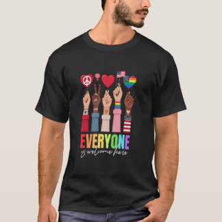 Camiseta Todos São Bem-Vindos Aqui Professor de Idaho