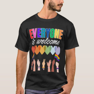 Camiseta Todos São Bem-Vindos Aqui Professor de Idaho  2