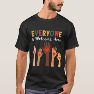 Camiseta Todos São Bem-Vindos Aqui Professor De Idaho 35