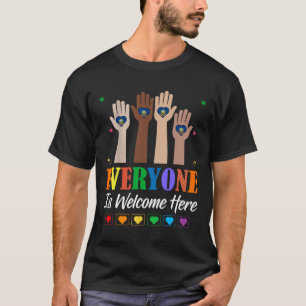 Camiseta Todos São Bem-Vindos Aqui Professor De Idaho 51