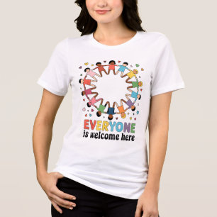 Camiseta Todos São Bem-Vindos Aqui Professor De Idaho 61