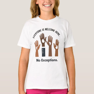 Camiseta Todos São Bem-Vindos Aqui Sem Exceções