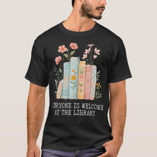 Camiseta Todos São Bem-Vindos Na Biblioteca Bibliotecária R