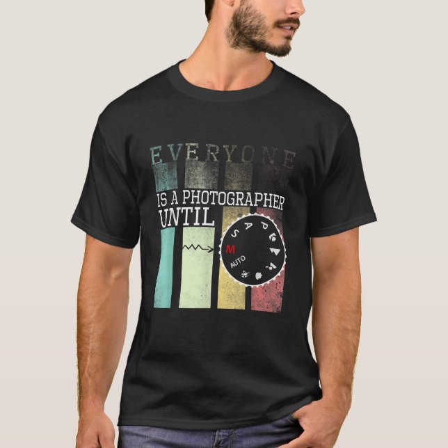 Camiseta Todos são fotógrafos até (Frente)