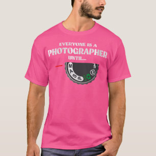 Camiseta Todos São Fotógrafos Até Fotografia Engraçada