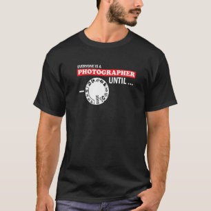 Camiseta Todos São Fotógrafos De Lente De Câmara